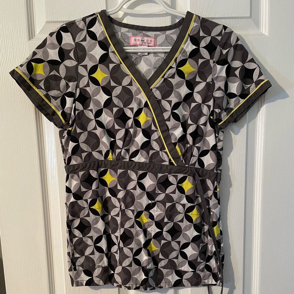 Koi Scrub Top